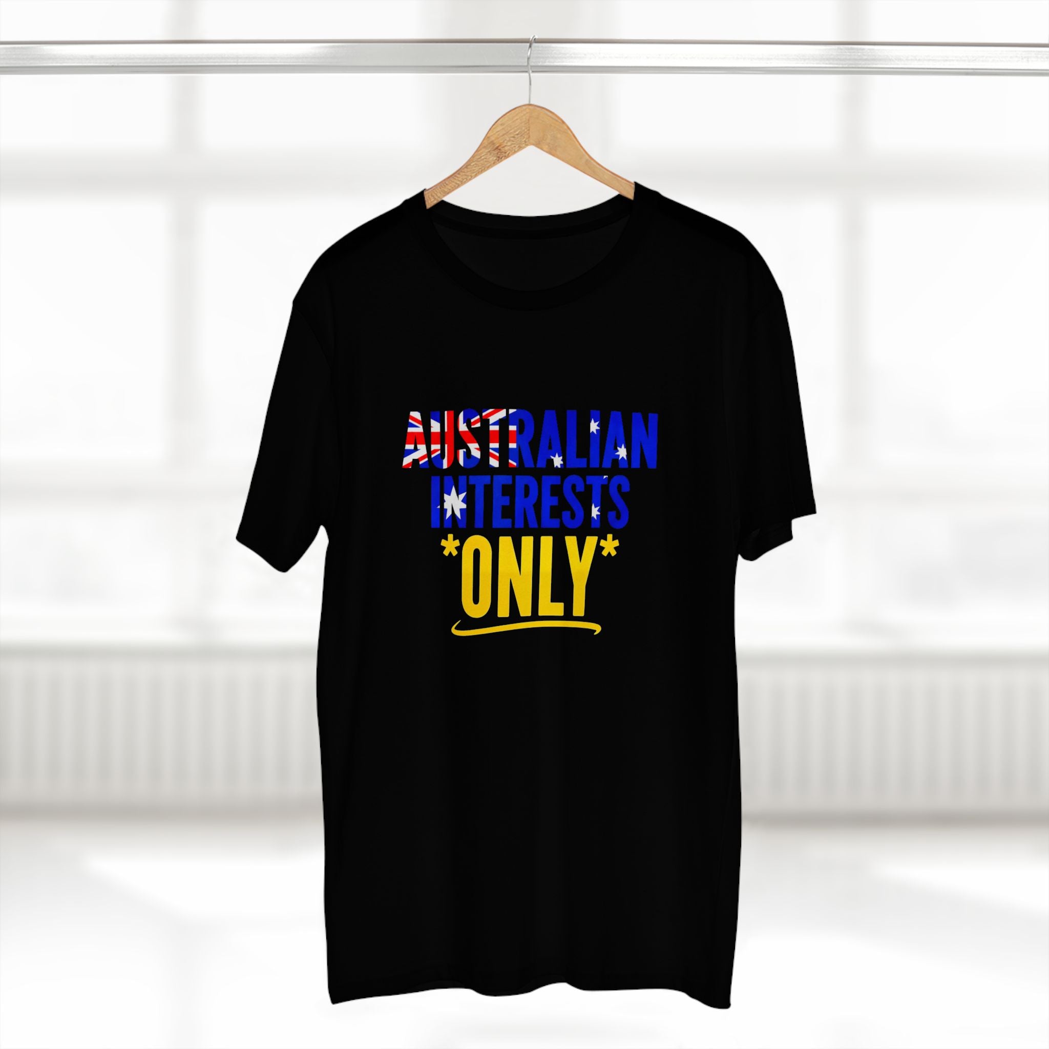 Australian Interests Only T-Shirt — Patriotic Aussie Graphic Tee