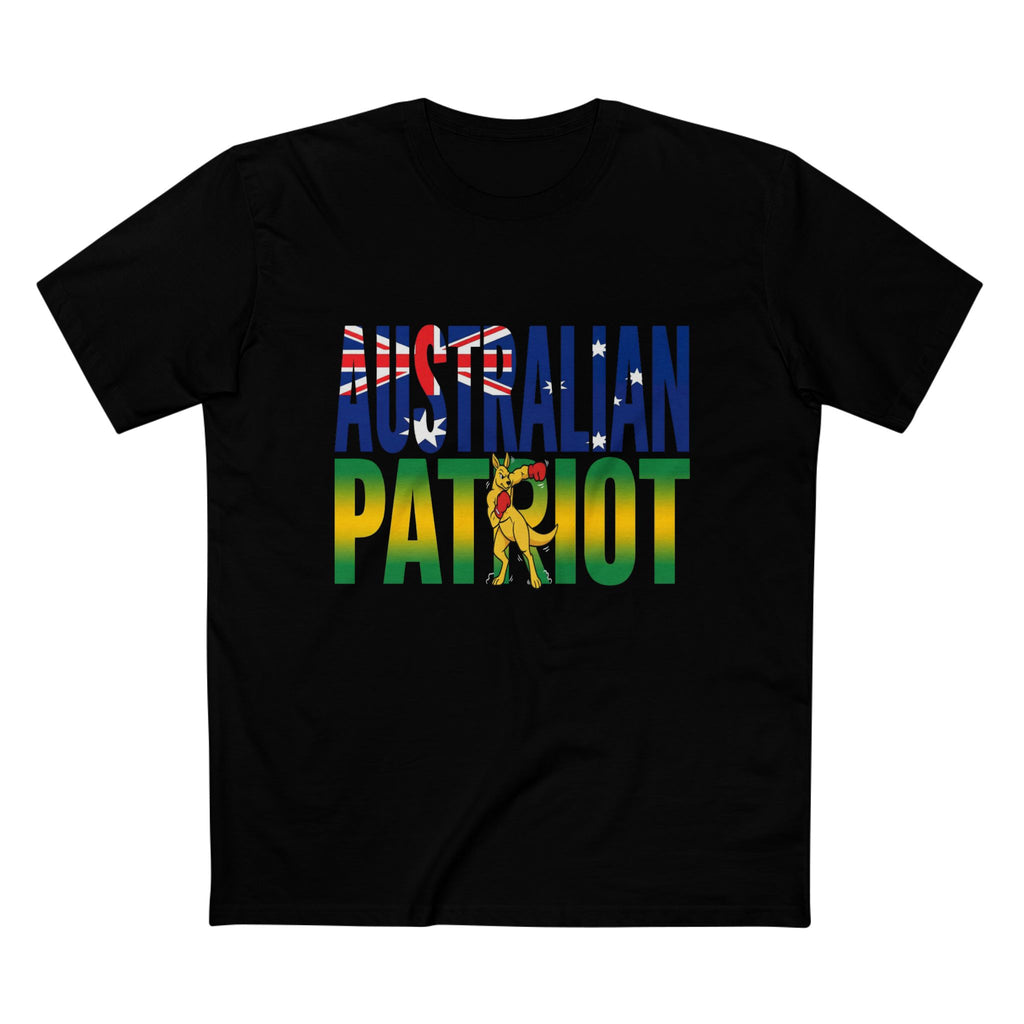 Australian Patriot T-Shirt – Aussie Flag Design with Kangaroo