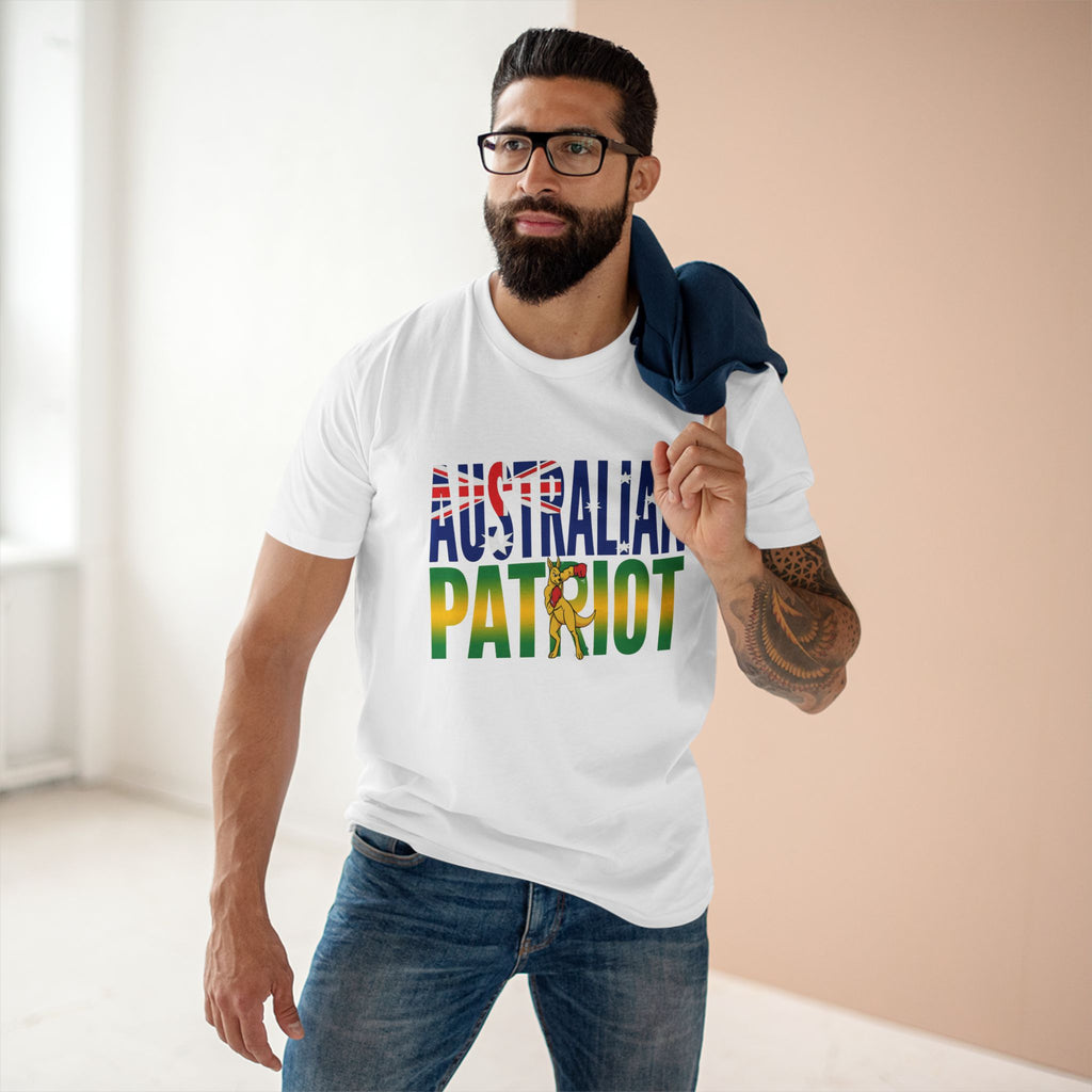 Australian Patriot T-Shirt – Aussie Flag Design with Kangaroo