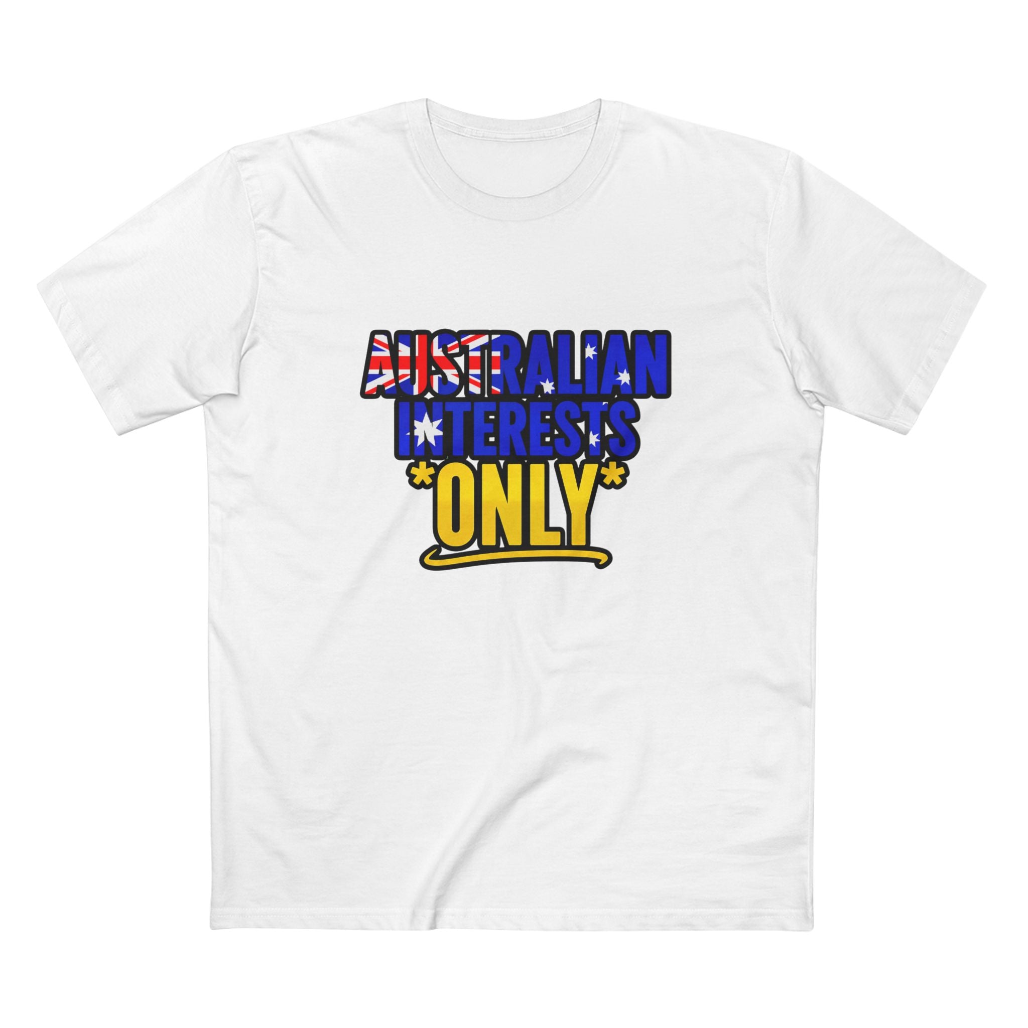 Australian Interests Only T-Shirt — Patriotic Aussie Graphic Tee