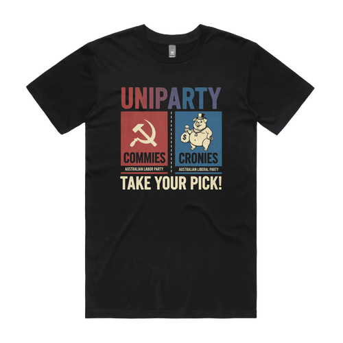 Black front flat lay